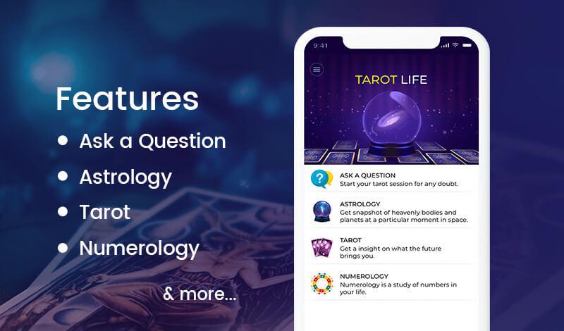 Features of Tarot Life App
