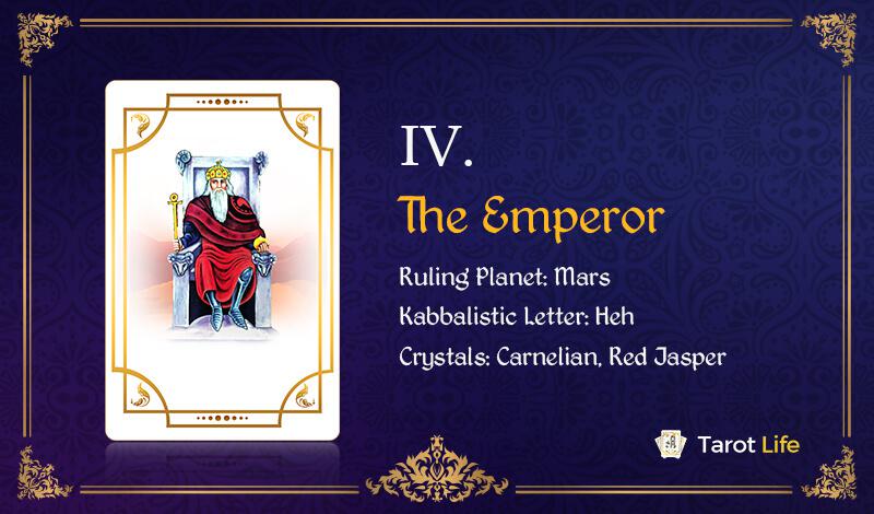 The Emperor Love Tarot Card