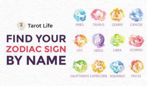 how to find zodiac sign by name